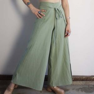 Nia Thomas Ailey Wide Leg Tie Pants
